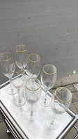 vintage champagne glas