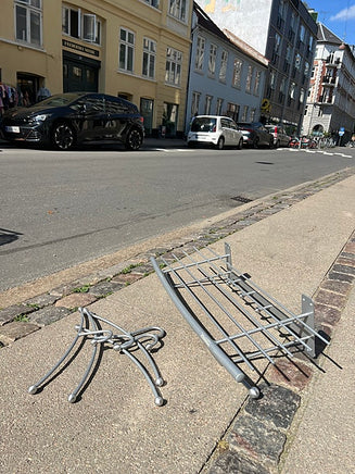 Knagerække / hattehylde / garderobestativ / entremøbel / bøjlestang