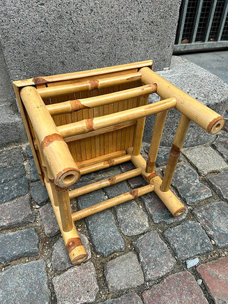 Lille bambus skammel / sidebord / sofabord