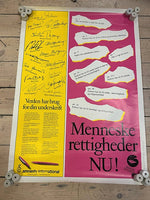 Forskellige vintage plakater