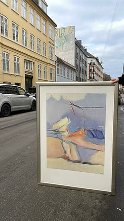 Abstrakt vægbillede / plakat i ramme