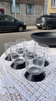 Bodum drikkeglas med sort bund i plast