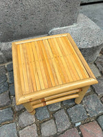 Lille bambus skammel / sidebord / sofabord