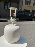 Hvid vintage Ikea lampe fod / bord lampe
