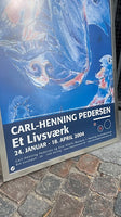 Plakat / billede / kunst i sølv ramme af Carl-Henning