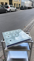 Vintage Ikea Gassa ( fra 90’erne ) vægpynt / vægbillede i glas