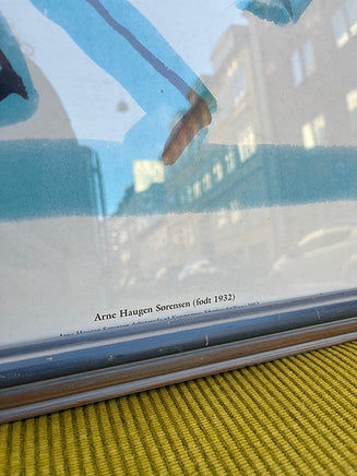 Plakat i ramme / kunstværk af Arne Haugen Sørensen