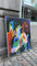 Farverig kunstplakat i ramme – Leif Sylvester