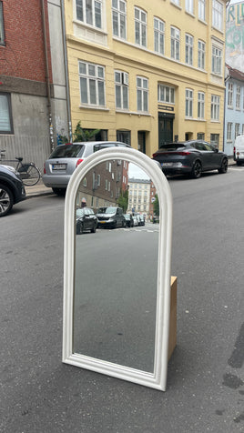 Vintage spejl i bambus ramme