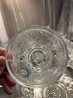 Vintage Brockway tekop og underkop i glas