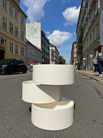 Spaceage side bord / med dreje funktion og opbevaring