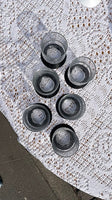 Bodum drikkeglas med sort bund i plast
