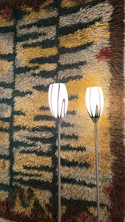 Gulv lamper fra Herstal i murano glas