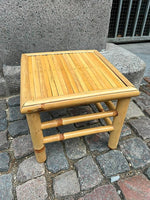 Lille bambus skammel / sidebord / sofabord