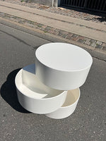 Spaceage side bord / med dreje funktion og opbevaring