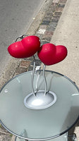 Vintage ikea bord lamper med hjerte